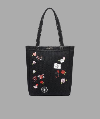 صورة CANNES FLORAL CANVAS TOTE