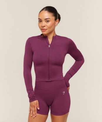 Everyday Seamless Zip Tracktop - View 1