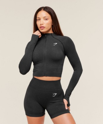 Vital Seamless Midi Zip 2.0 Pullover - View 1