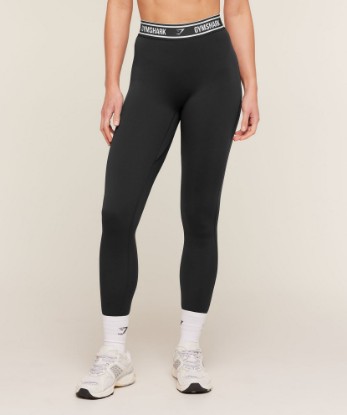 Waistband Logo Leggings - View 1