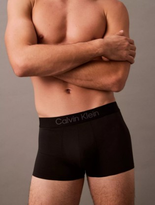 Picture of Calvin Klein Microfiber Tech Low Rise Trunk Black