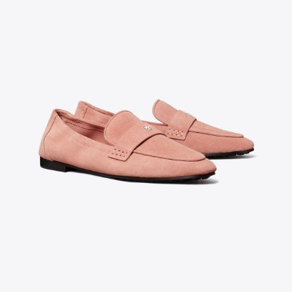Tory Burch designer flats Ballet Loafer in DRIED ROSE angle