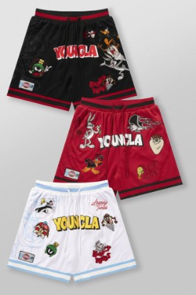 صورة 1071 - Looney Tunes Embroidered Patch Shorts