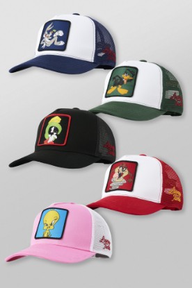 صورة 9135 - Looney Tunes Patch Trucker Hats