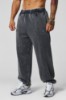 2069 - Elevated Essentials - Baggy Joggers — oversized, comfortable fit with cuffed ankles, structured heavyweight cotton, and subtle “Elevated” branding for a premium, versatile look in Grey Wash