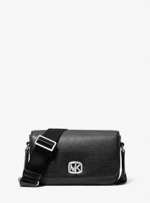 Bryant Small Leather Crossbody Bag in BLACK | Michael Kors